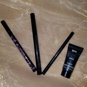3 eye liners & mini make up remover